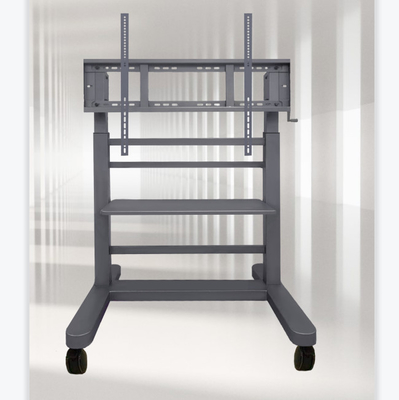Interactieve whiteboardstandaard van aluminiumlegering Mobiele tv-standaard Aardbevingsbestendig 75 INCH