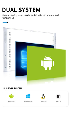 Multi Functioneel Alles In Een Infrarood Smart TV Interactief Whiteboard Voor Training Lesgeven RoHS CE