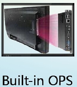 IBoard Draagbaar Interactief Flat Panel Zwart Mini Ingebouwde OPS I7 I5 Generatie Intel Core