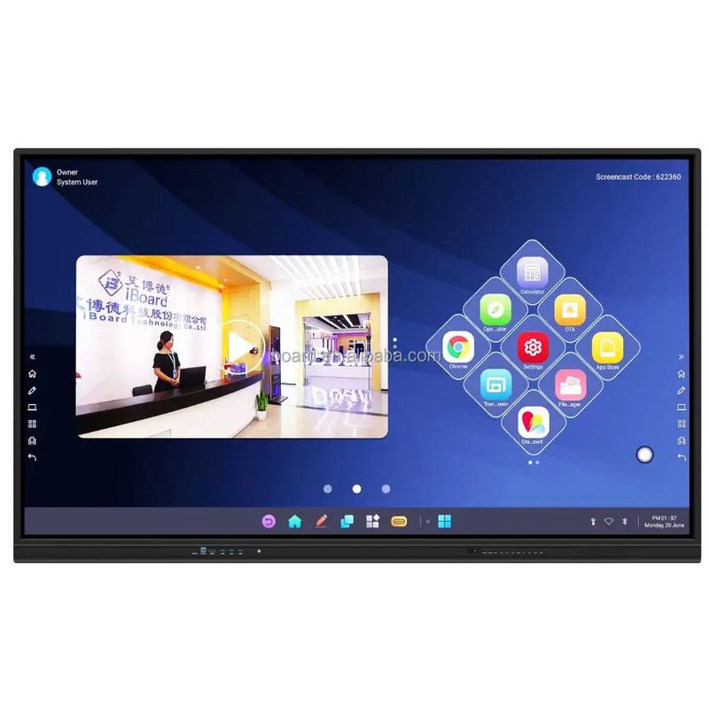 55/65/75/86/98 Inch Interactief Flat Panel voor zakelijke videoconferenties en onderwijs