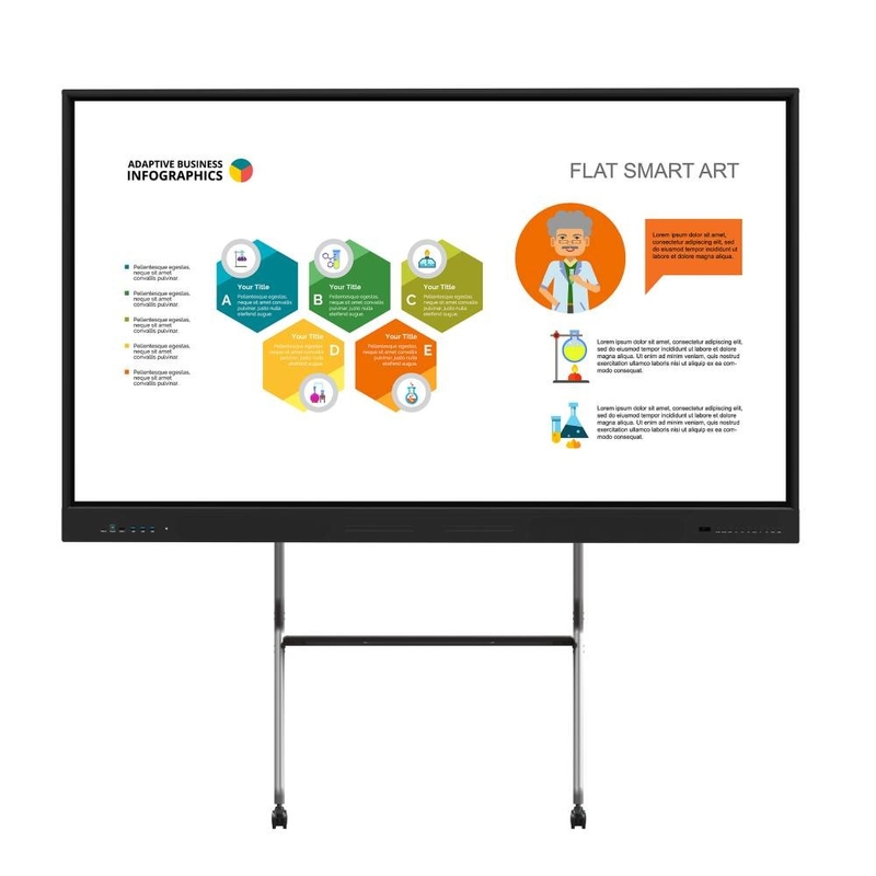 Android System 11 13 Interactief Flat Panel WIFI Bluetooth Hotspot USB TYPE-C Smart boards tv voor campus school