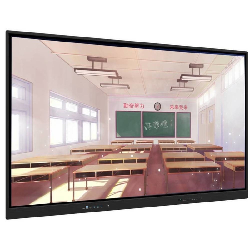 86 inch Android 13 20 touchpoints 220V Power Supply Interactief touchscreen 4K Whiteboard Met camera microfoon voor onderwijs