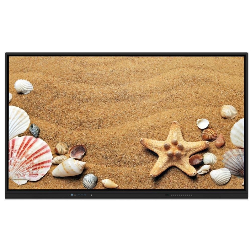Zwart/Grijz/Wit Interactief Flat Panel Met 20 Touch Points En 6ms Opening Tijd