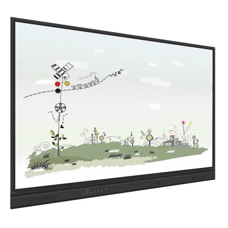 98 inch Interactief Flat Panel Dual OS 50 Touch Points USB HDMI WIFI Hotspot BT Met ingebouwde camera microfoon voor onderwijs
