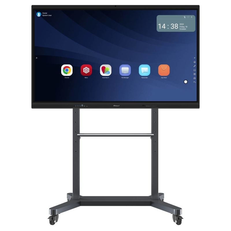 Interactieve touchscreen monitor 75 inch Android Computer Wifi Bluetooth Hotspot afstandsbediening Multi User Internet Voor klaslokaal kantoor vergaderruimte