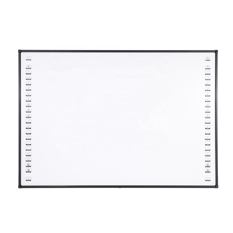 Windows / Android / Linux compatibel IR interactief whiteboard met zijbalk en gegalvaniseerd ijzeren plaat