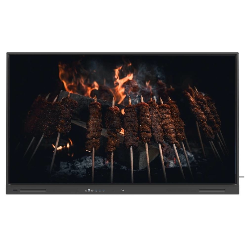 LCD Smart Board 65 75 86 Inch Online upgrade 4K Touchscreen Display Met onderwijshulpmiddelen Software voor Zoom Teams vergaderen onderwijs gebruik