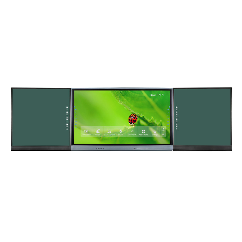 86 98 inch 1+2 Android OPS PC Optioneel Ram And Rom Interactief Intelligent Blackboard Voor schoolonderwijs Kantooropleiding met Zoom Teams Vergaderingsapps