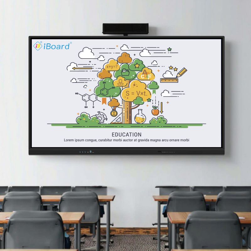 55 65 75 86 inch 4K LCD Interactief Whiteboard Digitaal Paneel Smart Classroom Elektronisch Board Digitaal Smart Board voor onderwijs