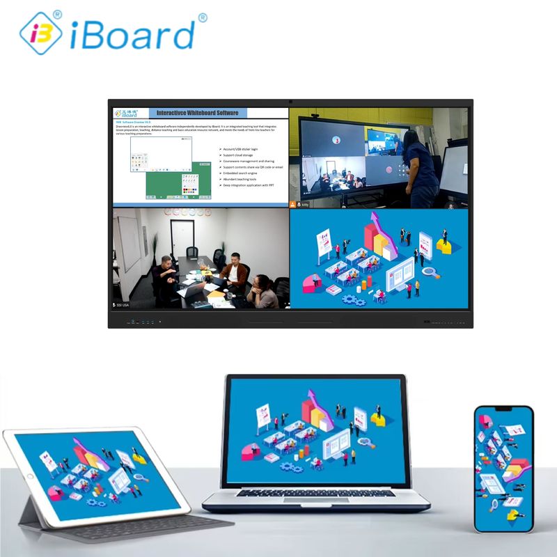 Big Size 98 Inch 4K LCD Interactief Smart Board Touch Panel Smart Screen voor het klaslokaal Elektronisch Board Digitaal Smart Board voor onderwijs