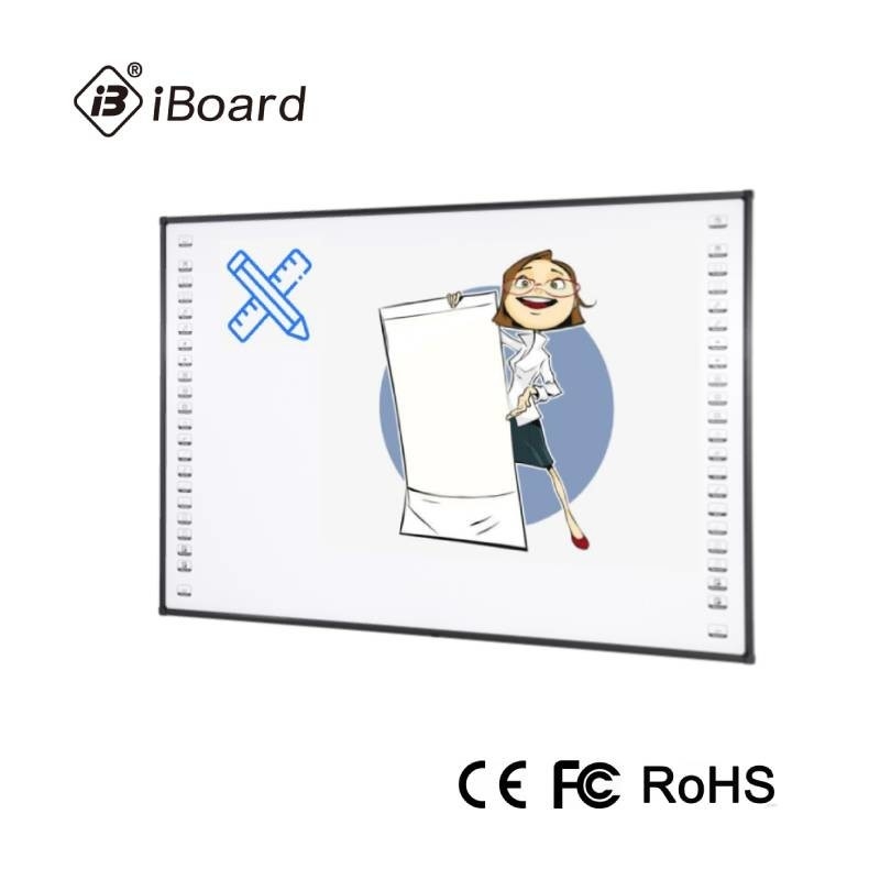 32768*32768 Resolutie Iboard Interactief whiteboard met keramisch oppervlak en 0%-95% luchtvochtigheid