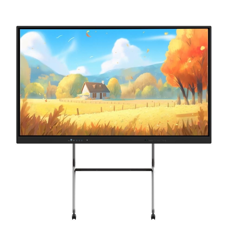 Pen Finger Touch Panel Display 75 86 Inch Android PC allemaal in één 50000 Hrs met USB TYPE-C RJ45 voor onderwijs klaslokaal kantoor vergaderingen