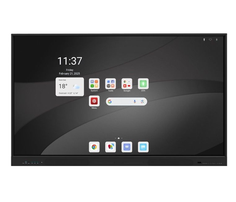 Interactieve Vlak Comité 65 Vertonings Slimme Touchscreen Android 11 met OPS-Nok Mic