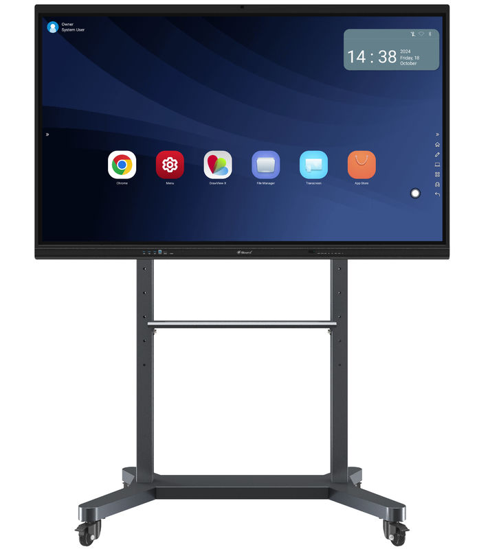 Zwart kleur Draagbaar interactief whiteboard met handmatige kalibratie USB-interface en OEM-kleur