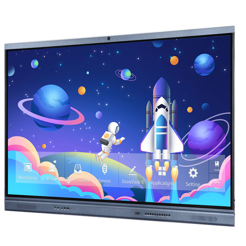 Nano- of keramische platenoppervlak interactieve touchscreen voor normen in zwart frame