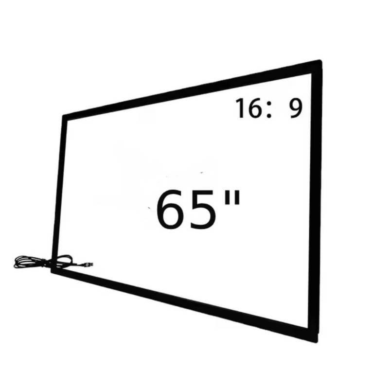 Infrarood Touch Frame Overlay 32 43 49 55 65 75 Inch 40 Infrarood Touch Points Met USB-aansluiting Voor Digitale Kiosk Totem TV Monitor