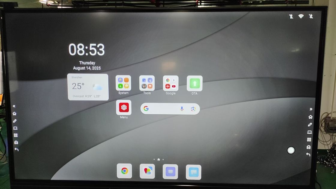 Fabriek Outlet Infrarood Touch Technologie Interactieve Touchscreen Monitor Interactieve Tv Touchscreen Whiteboard Ingebouwde Android 13 14 Voor Keuze School Onderwijs Apparatuur