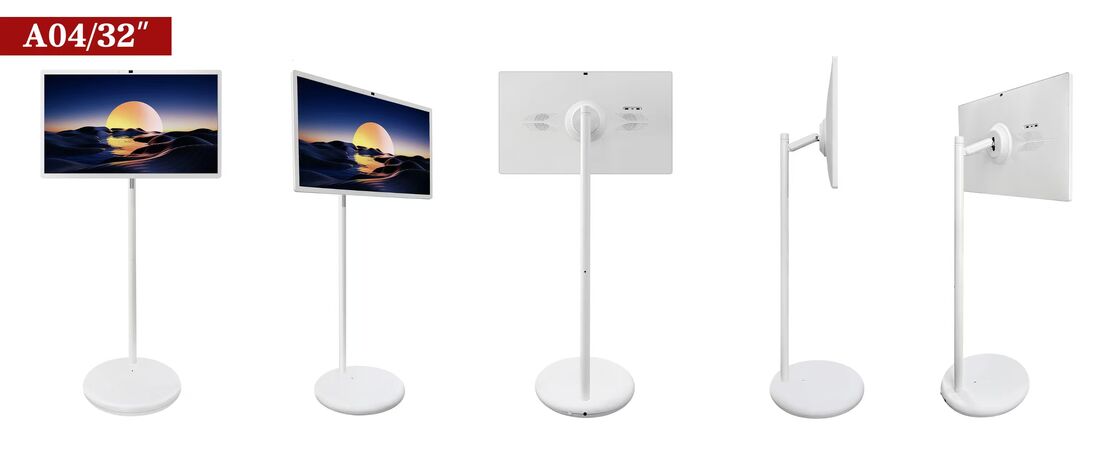 Interactief LCD touchscreen 32 inch met batterij draagbare touchscreen