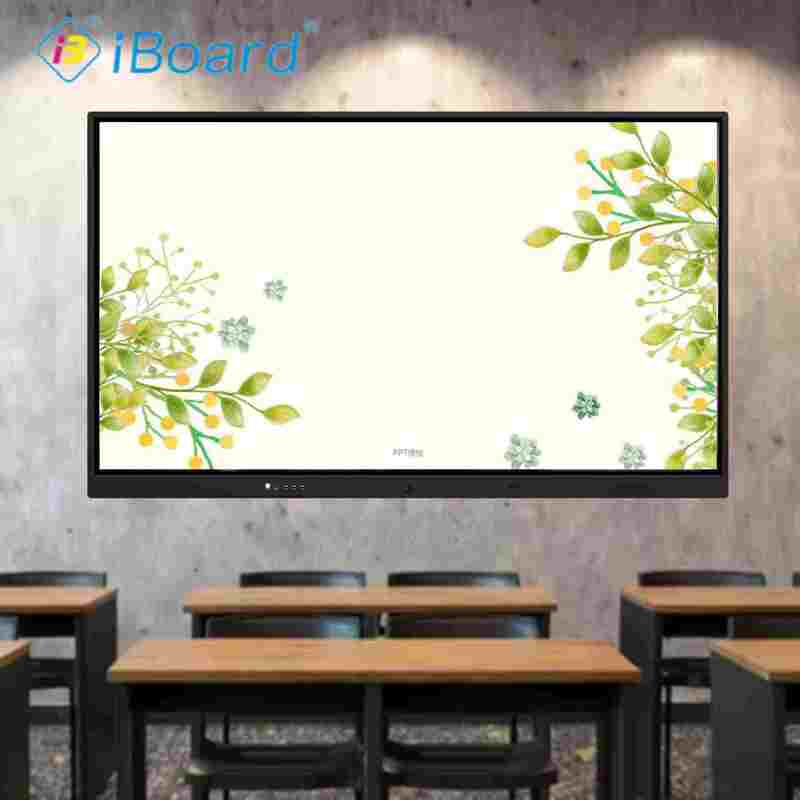 65 inch interactief flat panel display touchscreen monitor met Android-systeem voor slimme klaslokalen