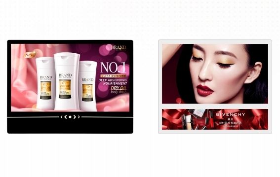 Digital Adversiting Monitor 23.8 32 43 49 55 Inch Wall Mounted Android Windows OS Optional Touch Panel For Supermarket Airport Hotel Bank Hospital With USB WIFI