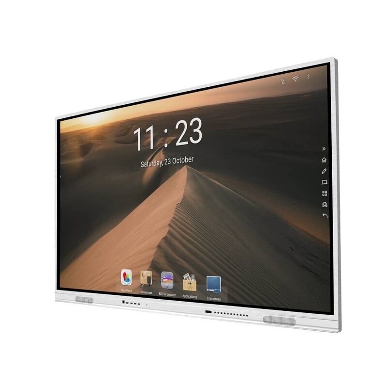 2x15W luidsprekers Interactieve touchscreen monitor met optionele microfoon en product afmeting 1990 bij 1203 bij 113mm Ontworpen voor vergaderruimtes