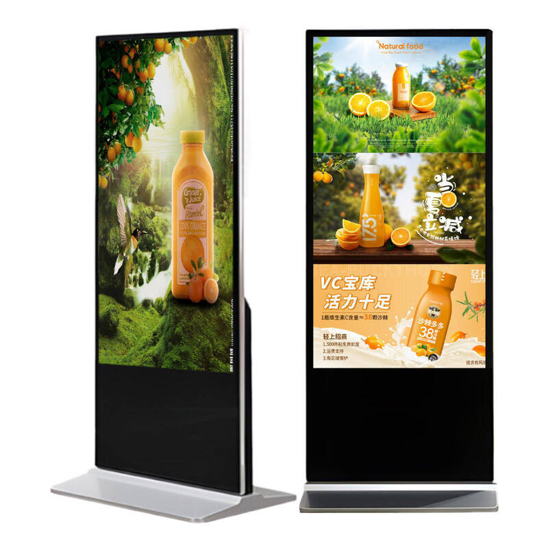 Klaar om te verzenden LCD digitale signage met 3840*2160 resolutie, 500 nits helderheid en SDK-functie voor binnen- en buitenreclame
