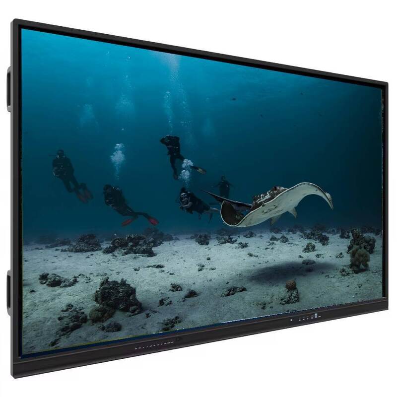 IBoard 55-98 Inch Interactief Whiteboard Smart Teaching Board met 4K HD Display Dual System Windows en Android Anti-glare Tempered Glass