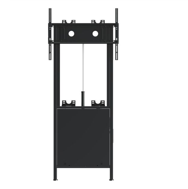 Elektrisch in hoogte verstelbare mobiele standaard vloerstandaard tot 86 inch voor TV/ IFPD
