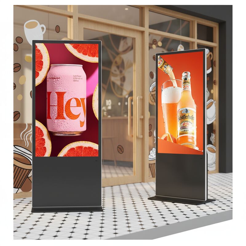 IBOARD 43 50 55 65 75 Inch Vertical Stand Advertising Screen Lcd Digitale Signage Totem Led Display voor Tentoonstelling