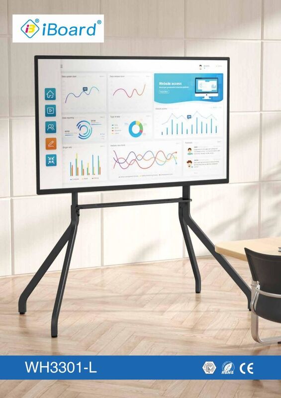 Gehard AG Glas All In One Interactief Whiteboard Integratie Dual System Android Windows Ondersteuning en 2 X 15W ingebouwde luidsprekers voor team samenwerking
