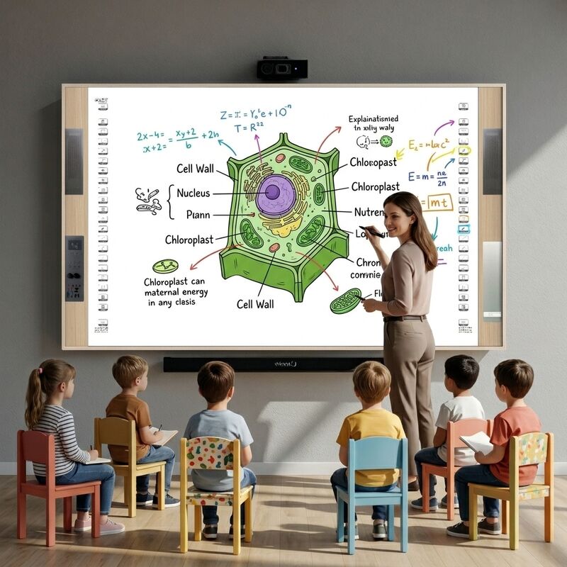 Iboard Interactief Whiteboard ondersteunt tot 20 touchpoints Twee kanten sneltoetsen die communicatie mogelijk maken