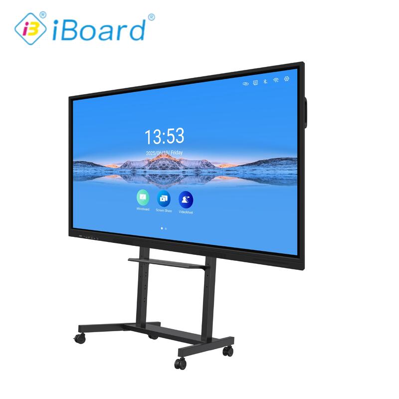 75 inch Interactief Flat Panel Basis Android-systeem Schrijfsoftware met AI-functie Goedkopere kosten Krachtige functie