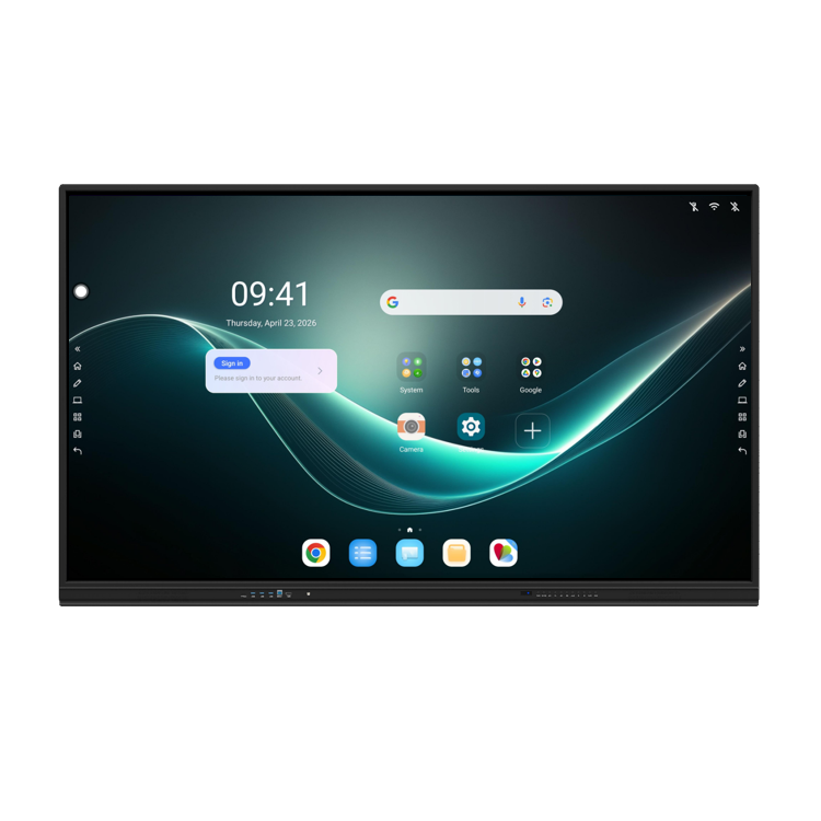 Gewarmd anti-glare glas interactief whiteboard Dual System Android Windows tekenborden