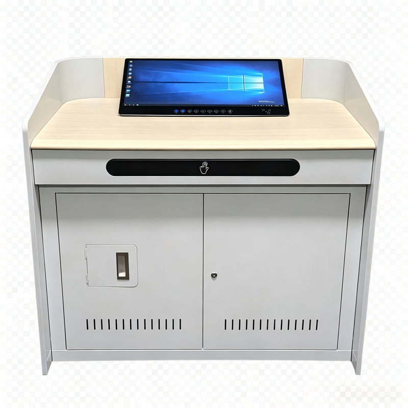 23,8 inch digitale podiumtafel met touchscreen voor klaslokalen en vergaderruimtes
