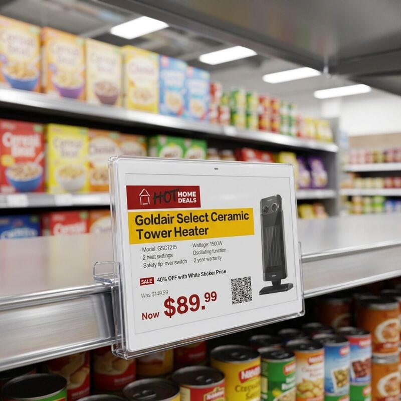 Slimme kantoor Supermarkt E-Ink Prijskaartje 4 Kleuren Elektronisch Schaplabel