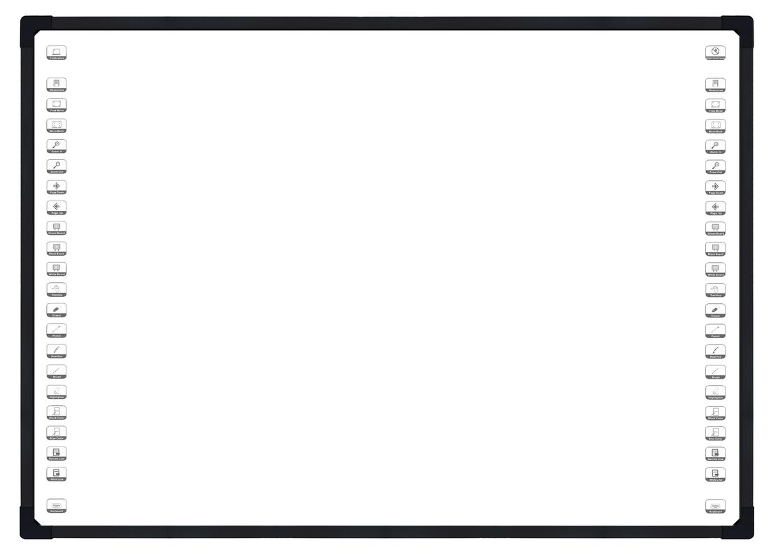 4 Camera Optisch Interactief Whiteboard met 10-32 Touch Punten Smart Board voor Verbeterde Digitale Samenwerking