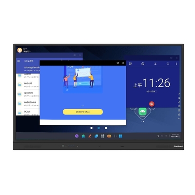 Infrarode Interactieve Whiteboard Android 11 de Multimonitor van het Taaktouche screen