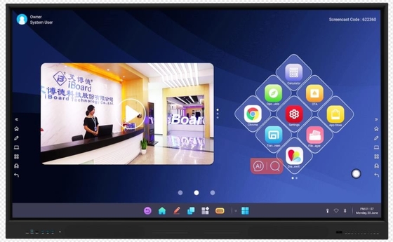 98 inch All in one Interactief whiteboard Smart board voor Office school