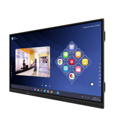 6 ms openingstijd Interactief platte paneel met 2 mm nauwkeurigheid en 1200:1 contrast