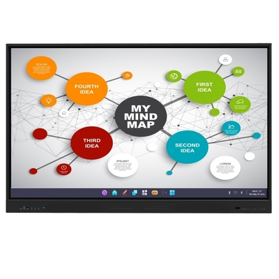 4K-resolutie 86 inch Led Smart Board All In One Computer Interactief Flat Panel Display voor vergaderingen en lesgeven