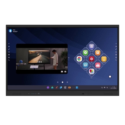 IR Interactief Whiteboard EDLA Google Gecertificeerd Zwart Android OPS 40 Punten Monitor met NFC Licht Sensor Voor schoolkind