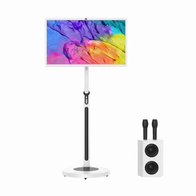 Draagbaar Smart Touch Screen 32 inch Verplaatsbaar LCD 13MP Camera ingebouwd Android 14 8+128G voor KTV Home Bar