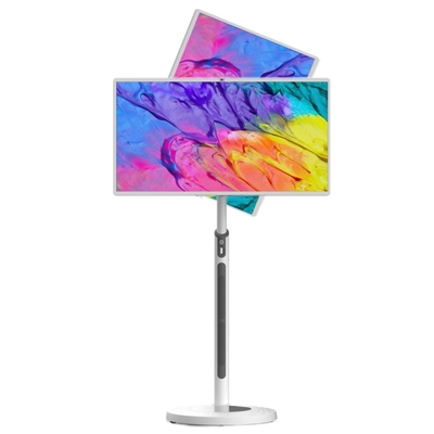 32 inch draagbaar slim aanraakscherm Smart TV met camera draaien