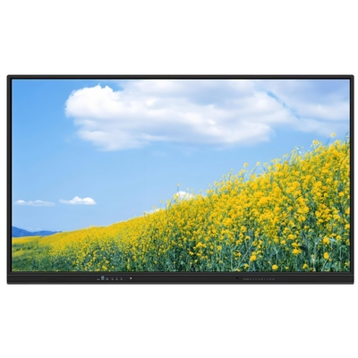 4K-resolutie Interactief vlakke paneel 350 Helderheid Hoge helderheid En 15W * 2 luidsprekers Android 13 Interactief whiteboard Voor schoolonderwijs En vergadering