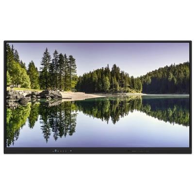 Nieuwere versie Android-systeem Interactief platte paneel met hoog contrast 1200:1 En cursorsnelheid 100 Dot/S 20 Touch Point ondersteund met scherm delen interactief whiteboard