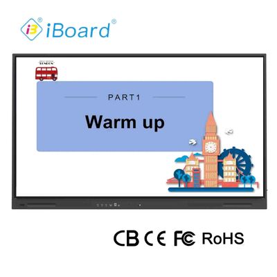 Android 14 besturingssysteem Touch Screen Classroom Board met USB A-interface en eenvoudige installatie