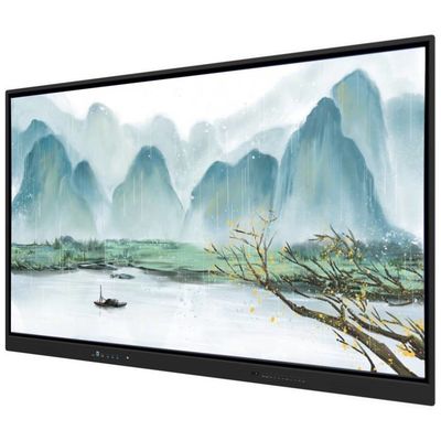 Iboard Interactief Whiteboard 75 inch USB-uitgangen Touch Panel Display in zwart raam Kleur voor onderwijs Kantoor zakelijke toepassingen Met krachtige software