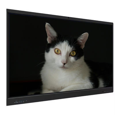 98 inch 4K Interactief Flat Panel Android 14 8+128GB Digitaal Smart Touch Screen Android OPS Mobiele Stand Optioneel Voor klassenvergaderingen