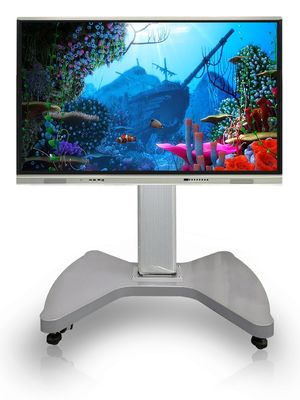 Gemotoriseerde in hoogte verstelbare touchscreen monitor interactief smartboard gebruik elektronische mobiele standaard goede kwaliteit flexibele standaard