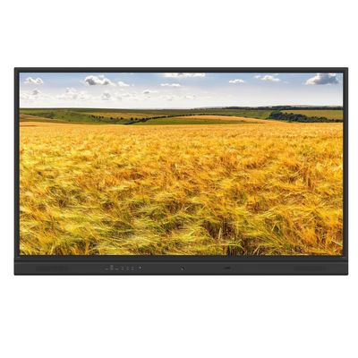 75 86 Inch Wandgemonteerd LCD Interactief Whiteboard met 2x 15W Luidsprekers subwoofer Optioneel en Optionele Ingebouwde Camera en Microfoon Android PC Systeem